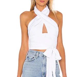 Wrap crop top